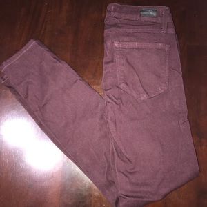 Paige Verdugo Ankle Purple Skinny Jeans